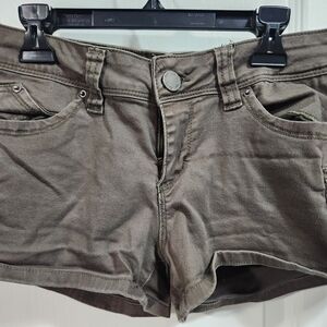 Women's Olive Jean Shorts